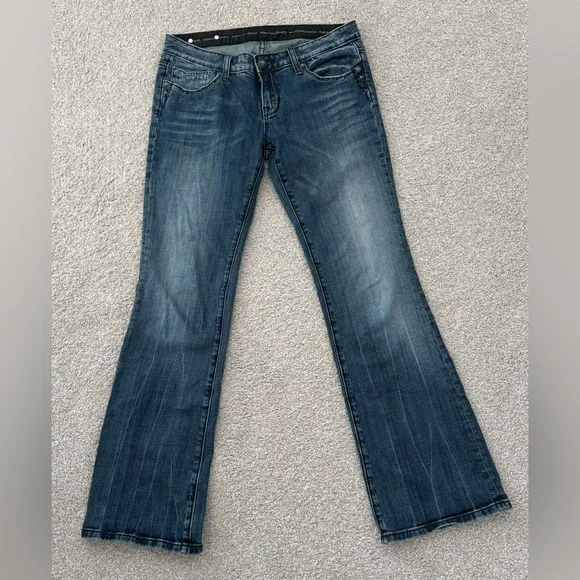 ReRock for Express Low rise Bootcut Jeans 8R - Picture 4 of 11